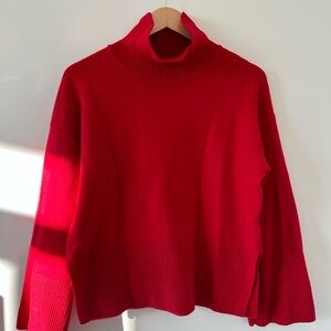 Banana Republic Red Turtleneck Sweater